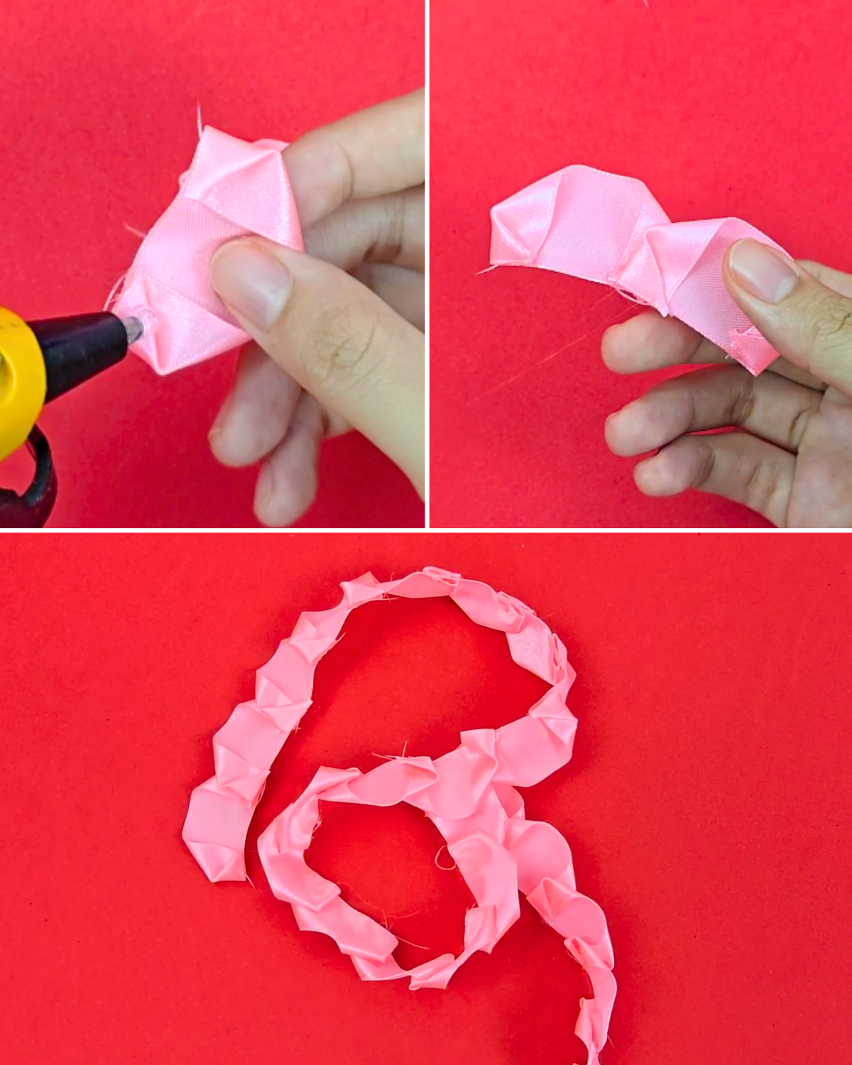 Easy Ribbon Roses for Gifts