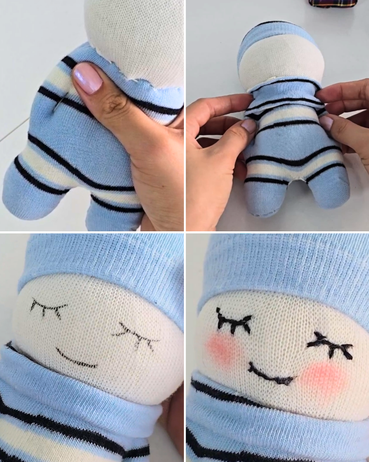 Easy Sock Doll DIY