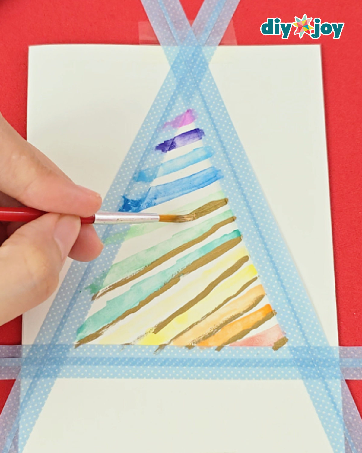 Handmade Watercolor Holiday Cards for Friends