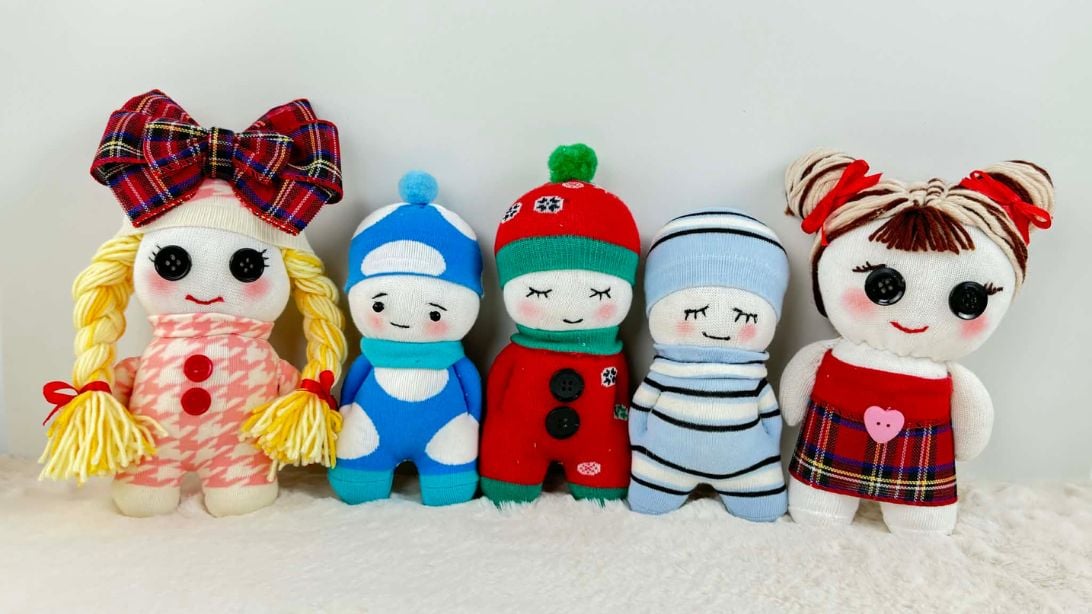 Handmade Sock Dolls - Sewing Projects to Make and Sell Handmade Sock Dolls - Sewing Projects to Make and Sell