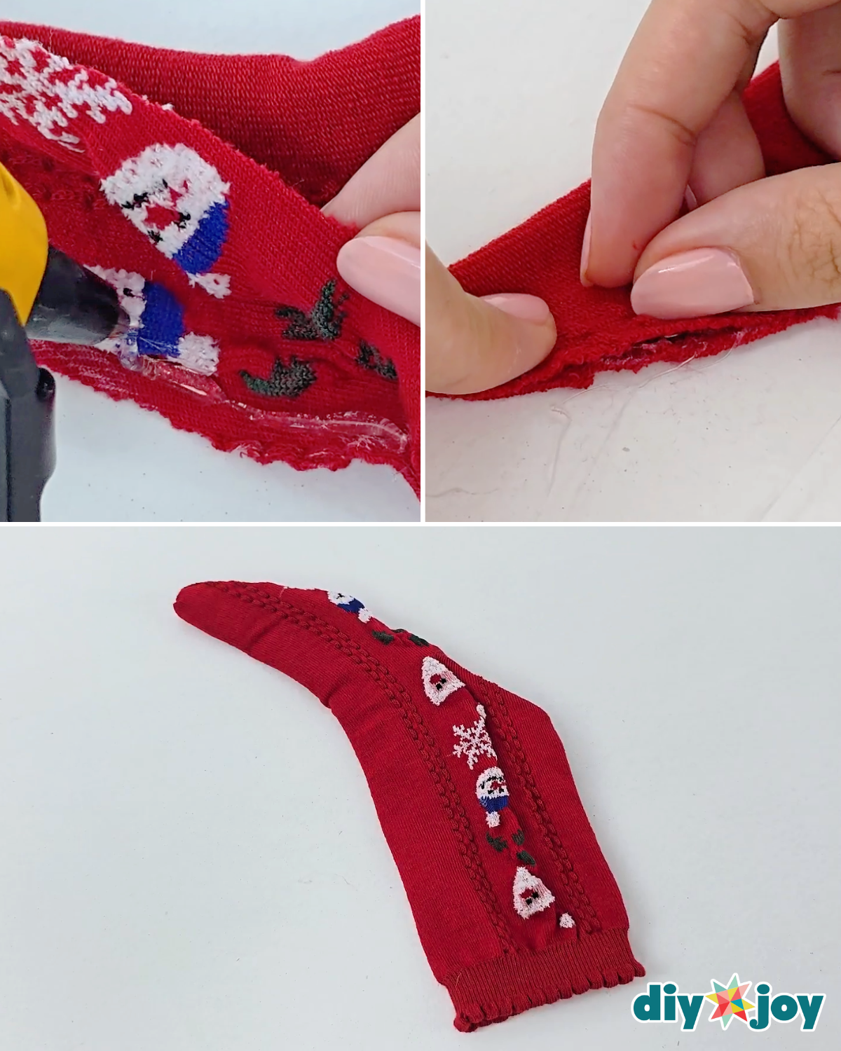 How to Make a Santa Wine Bottle Cover