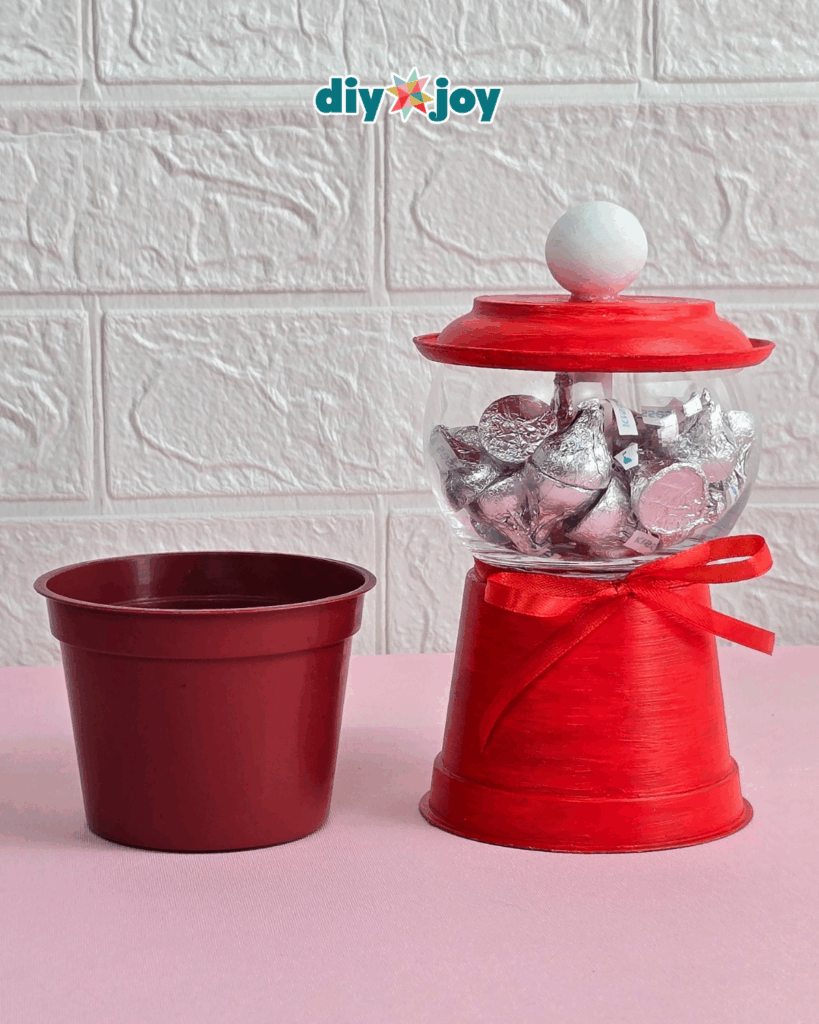 DIY Gumball Machine Treat Container for Gift