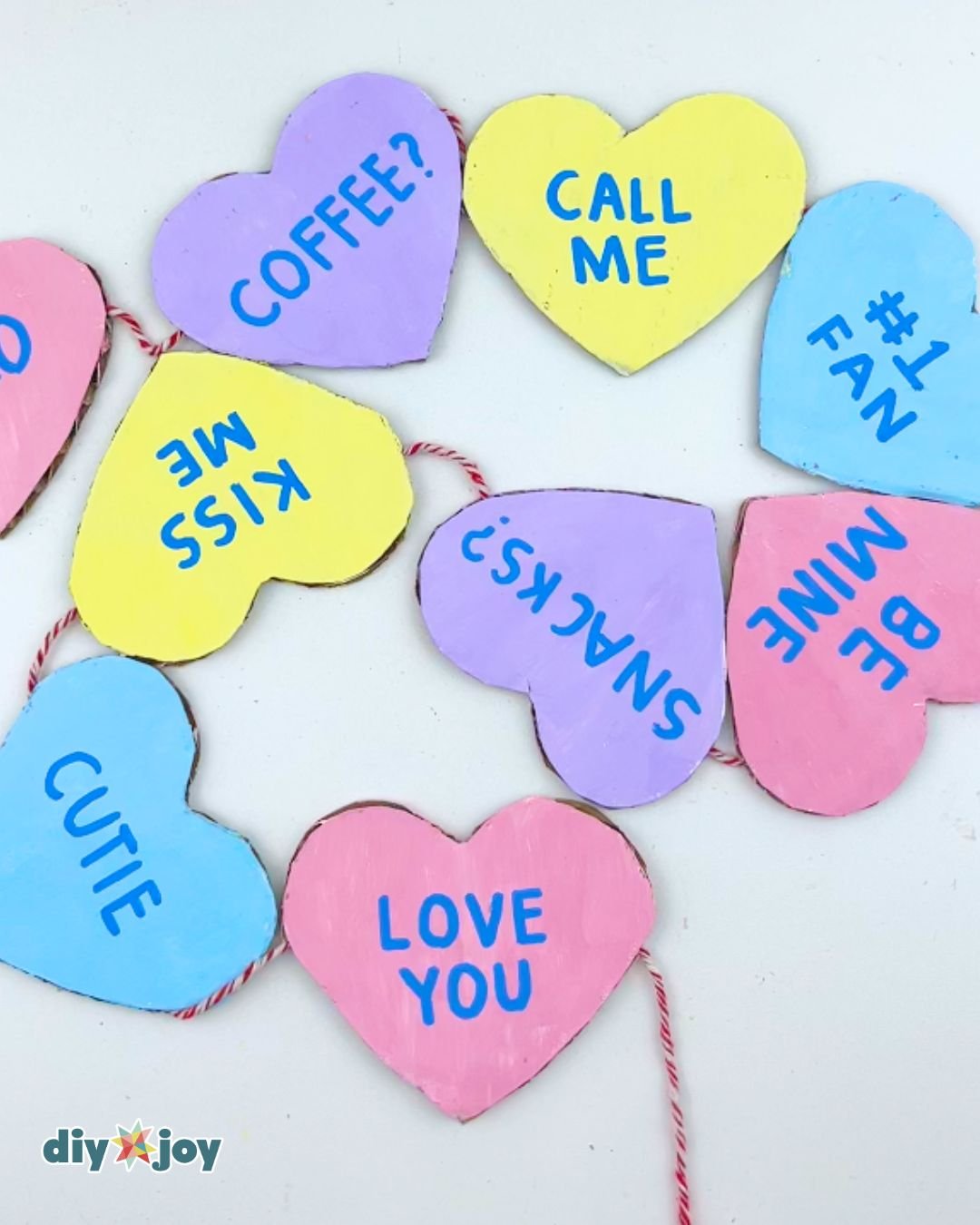 DIY conversation hearts