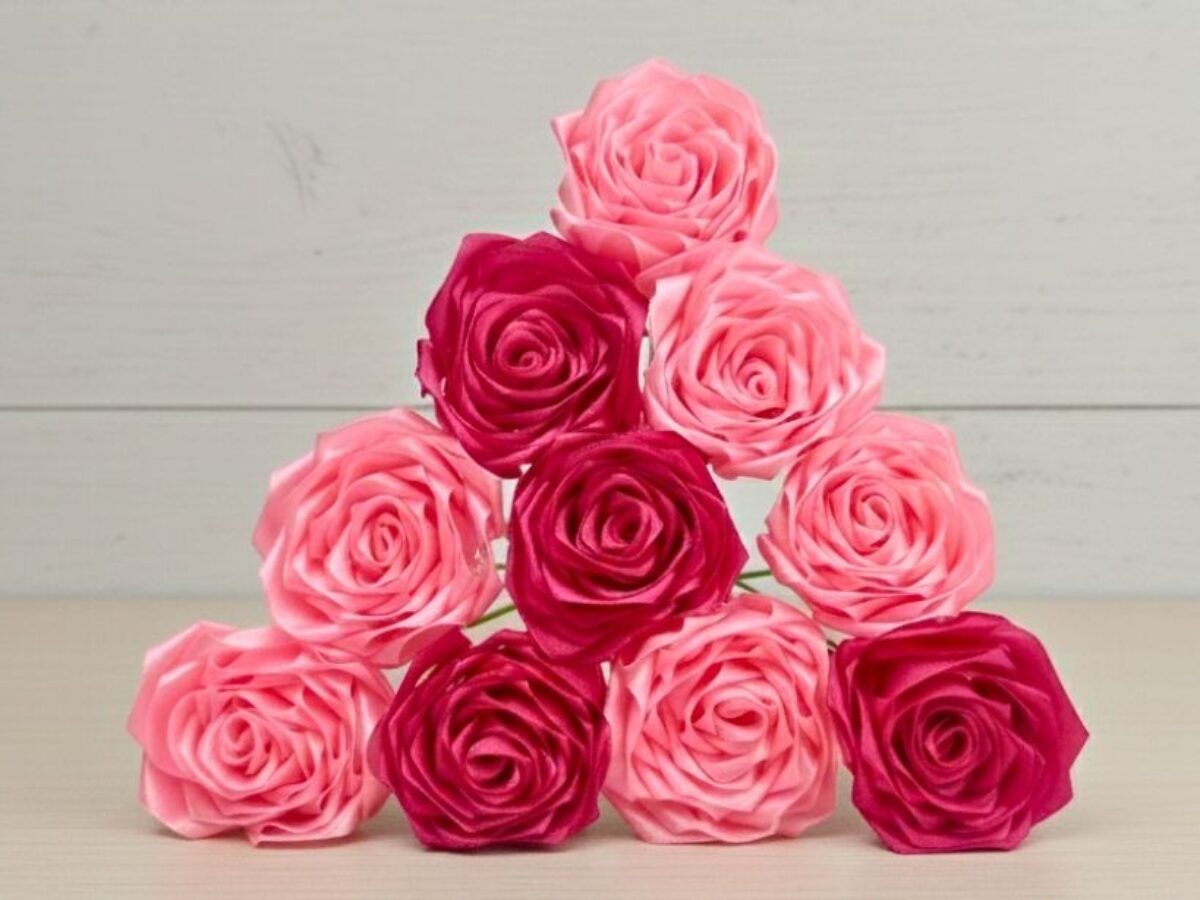 How to Make an Easy Ribbon Rose