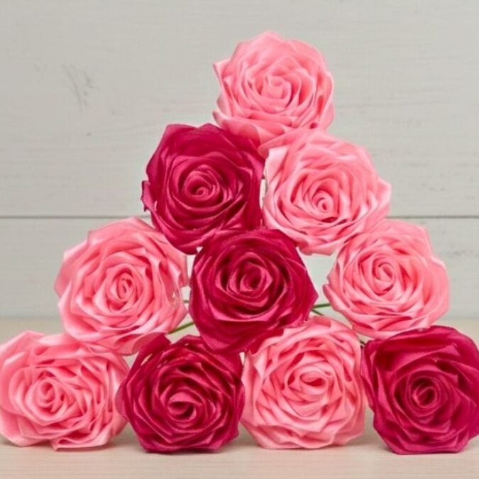 homemade rose toy Miniature Rose Tutorial // DIY Dollhouse Roses // SugarCharmShop main image 1