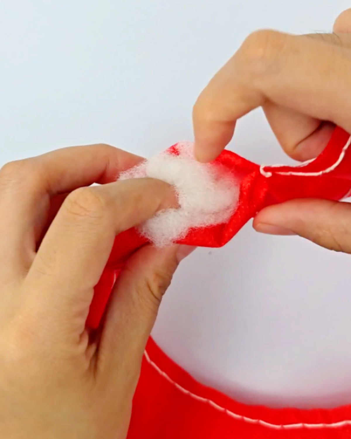 Easy Heart Wreath Using Eco Bags