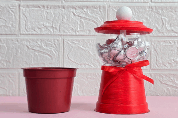 Flower Pot Candy Jar DIY Tutorial