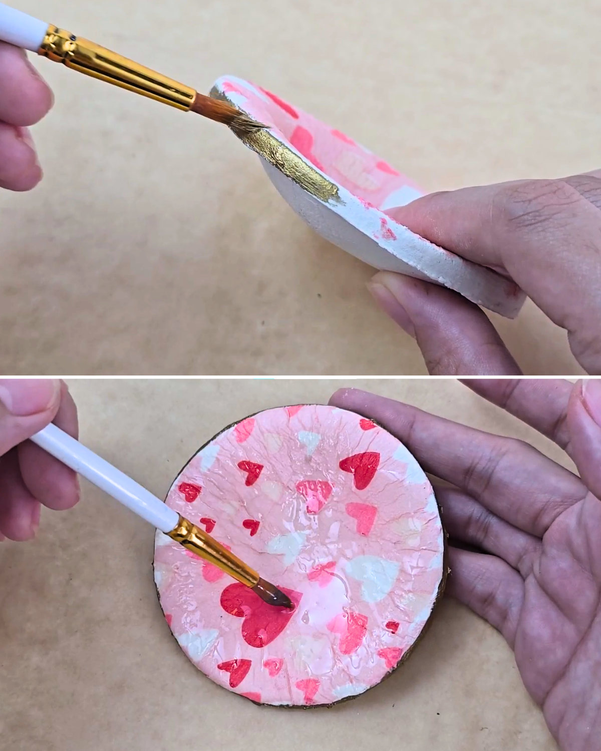 Handmade Air Dry Clay Dish for Jewelry