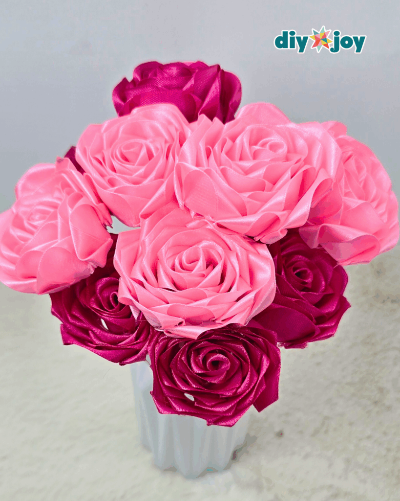 Satin Ribbon Rose for Mother&rsquo;s Day or Special Occasions