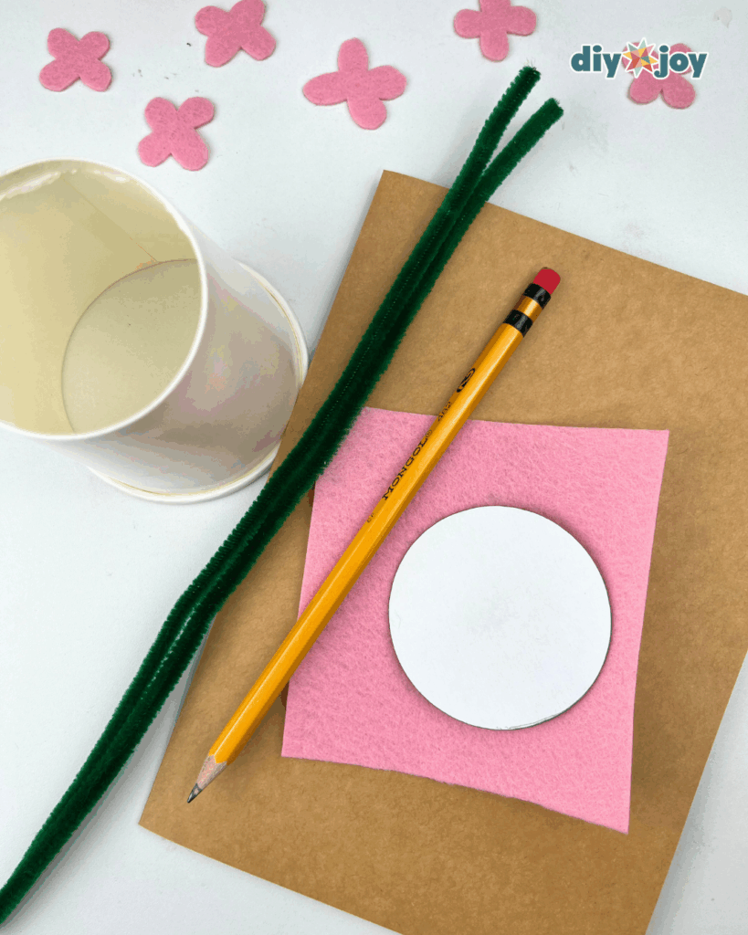 felt roses materials