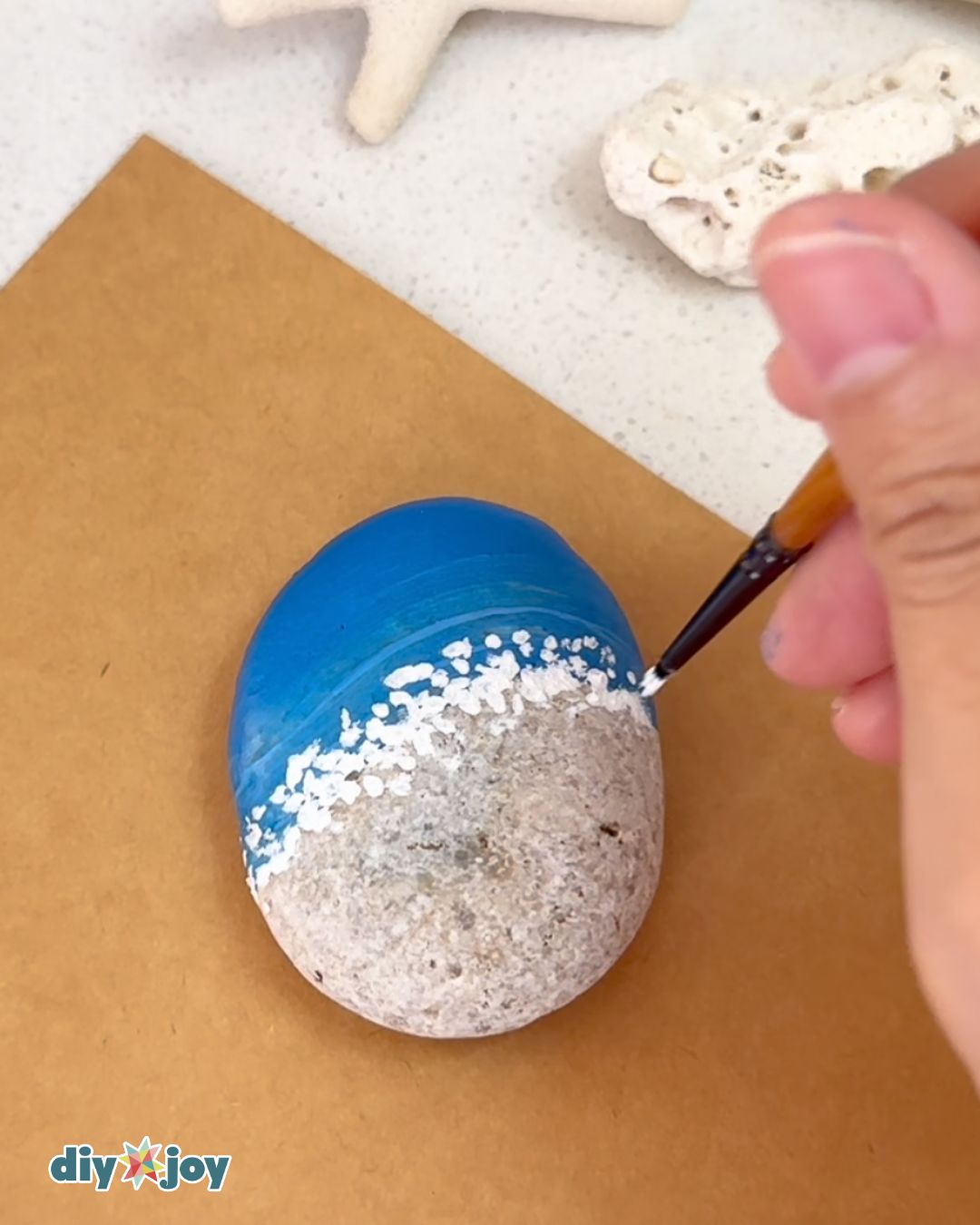 Beach Painted Stones for Garden