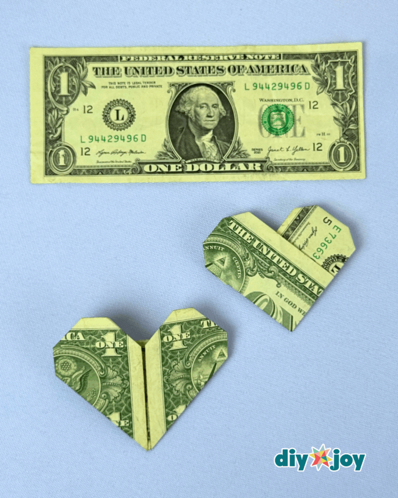 Dollar Origami for Cash Bouquet