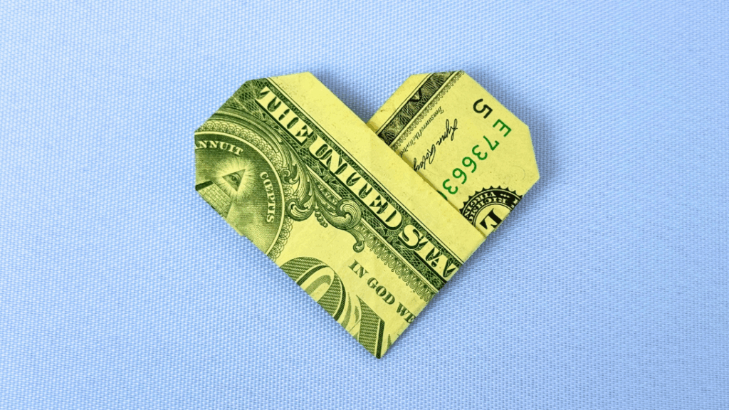 Easy Dollar Heart Origami Hack