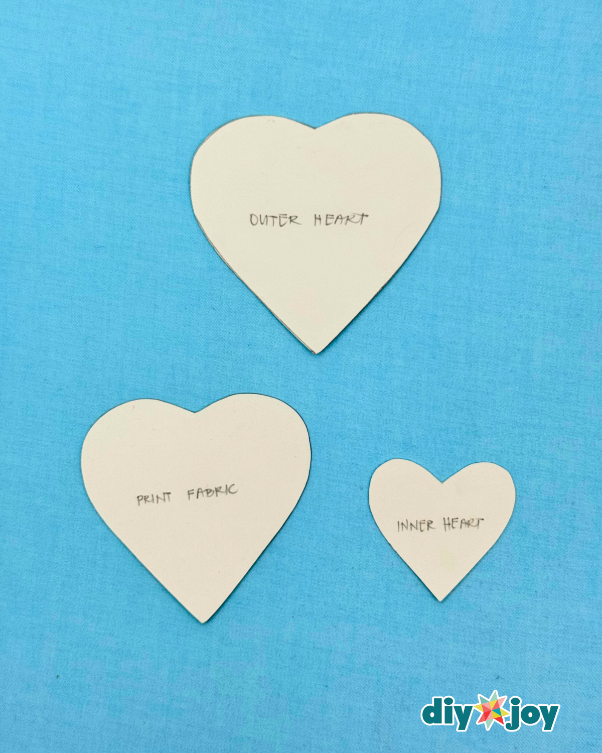 Easy Fabric Heart Ornament You Can Sew by Hand