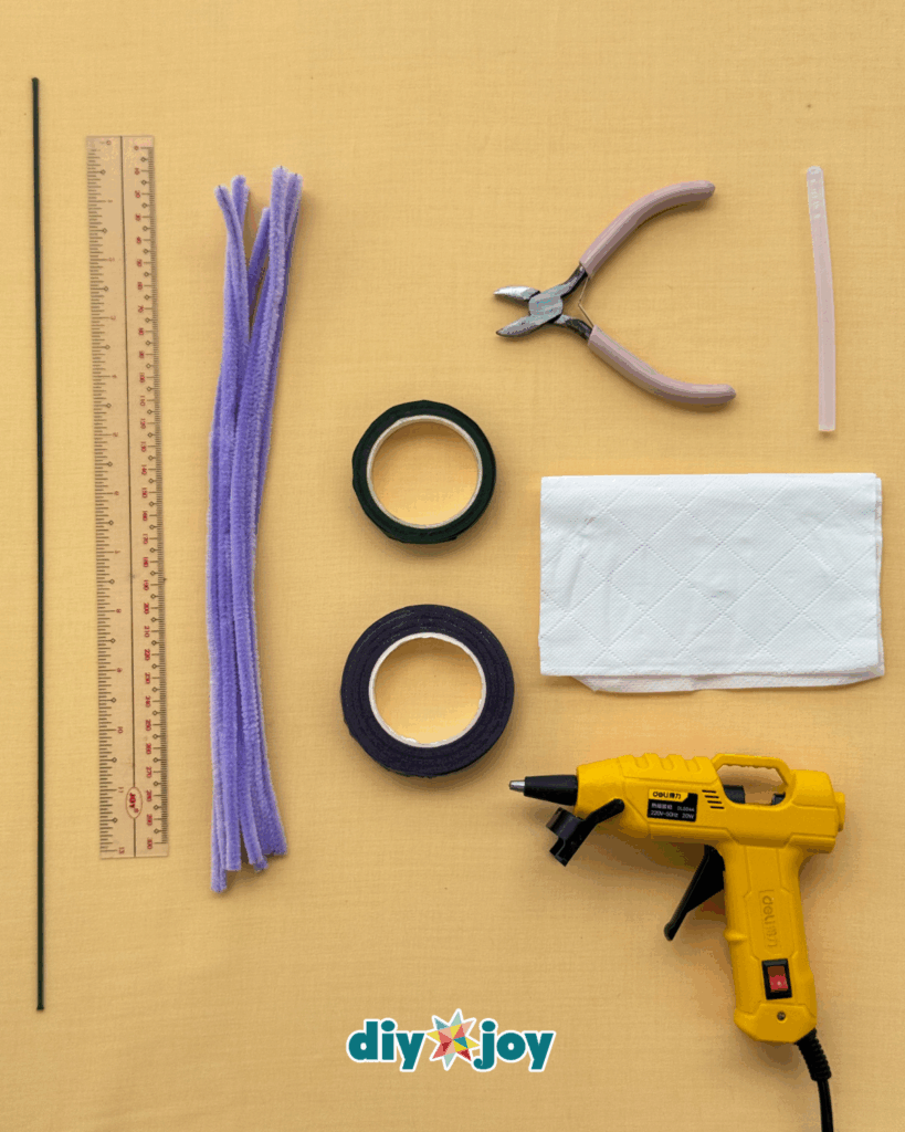 Lavender Flower DIY with Pipe Cleaners