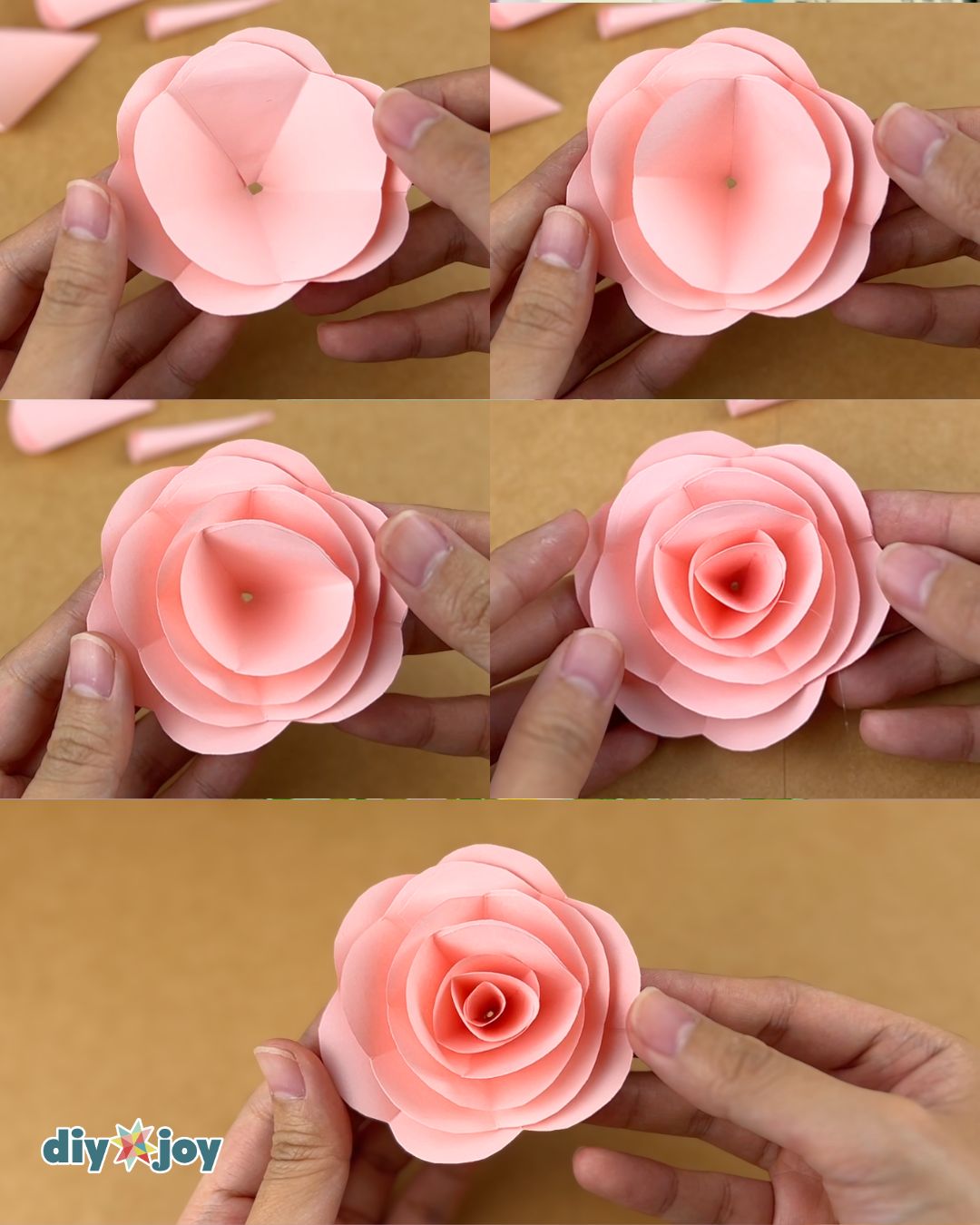 Paper roses