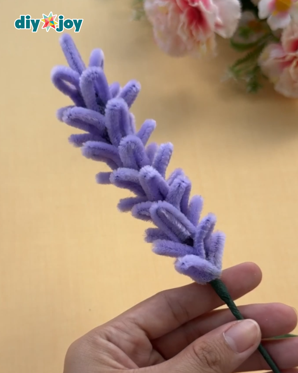 Pipe Cleaner Lavender Tutorial
