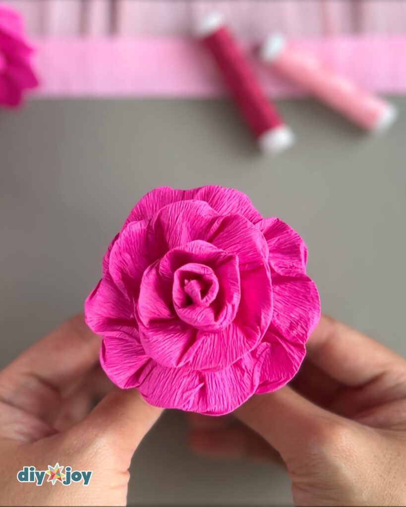 Crepe Paper Flowers Tutorial For Beginners - DIY Joy