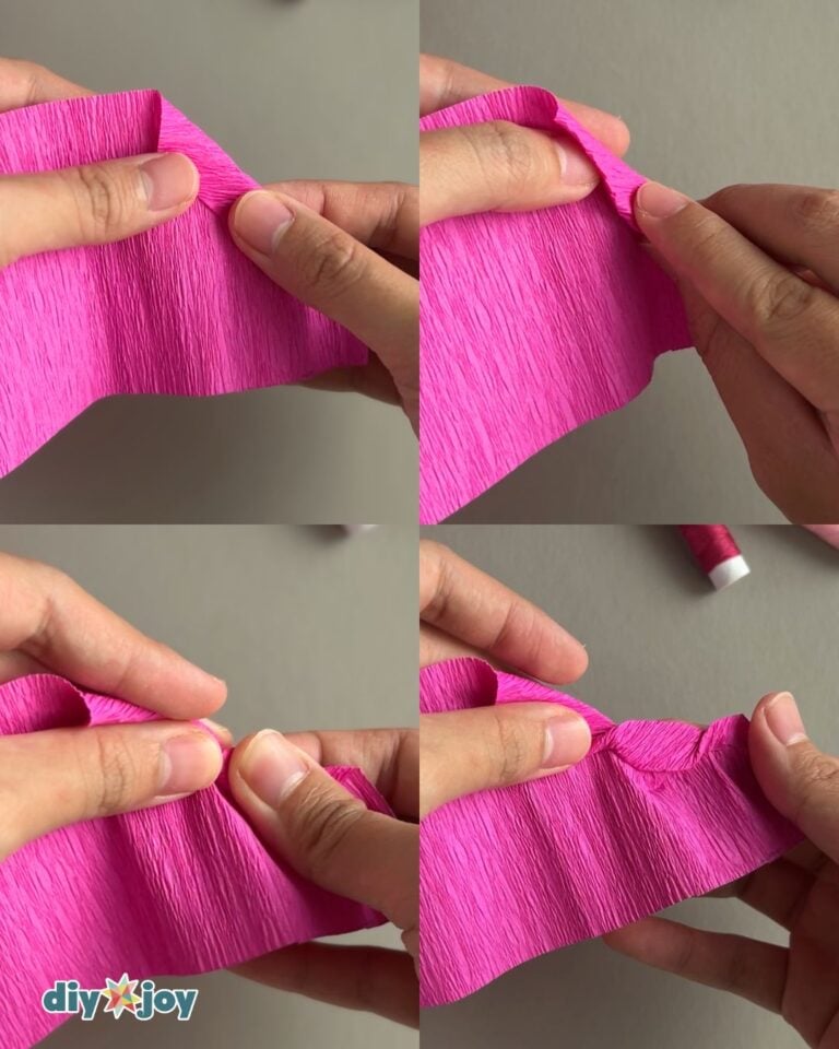 Crepe Paper Flowers Tutorial For Beginners - DIY Joy