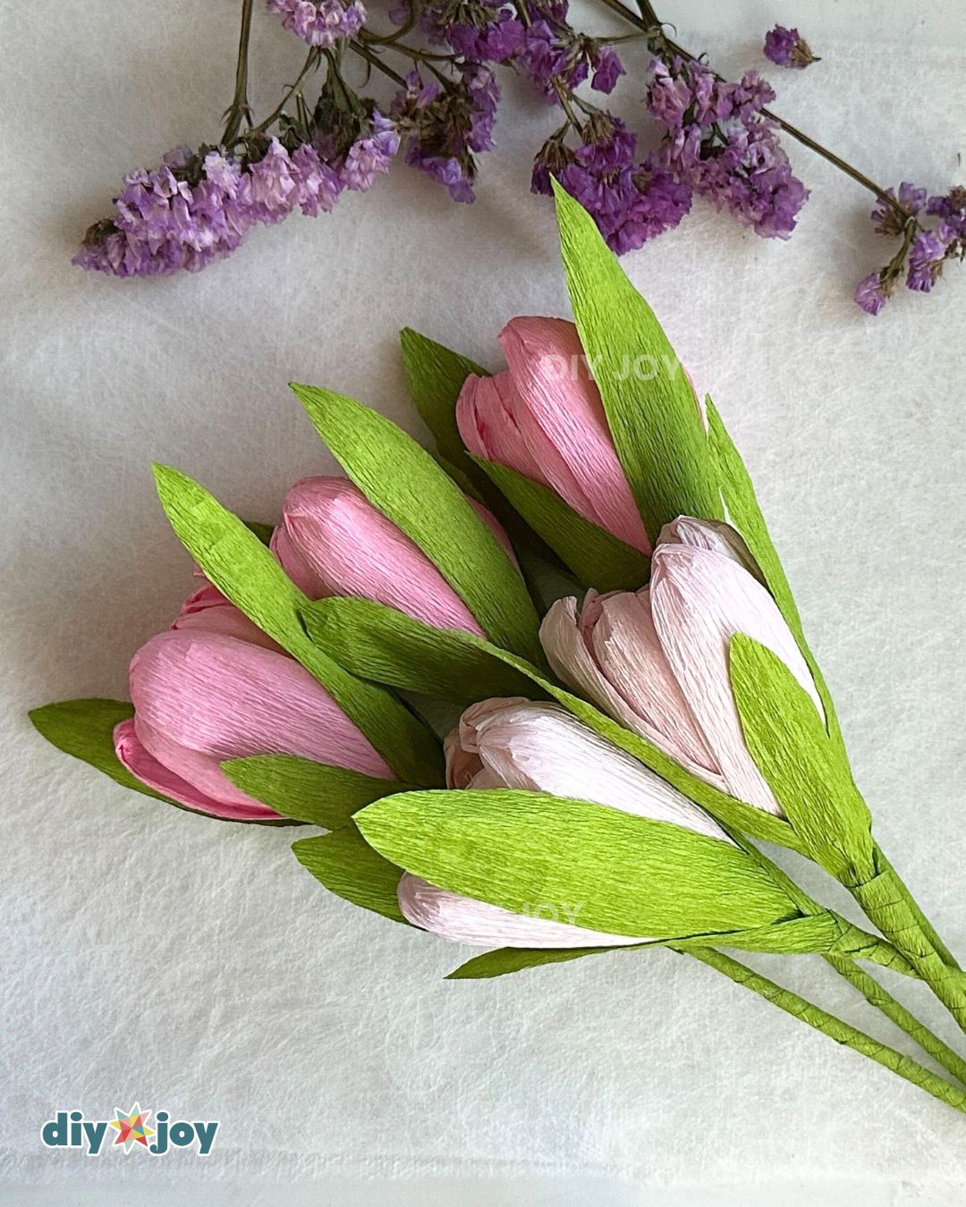 Crepe Paper Tulips Tutorial