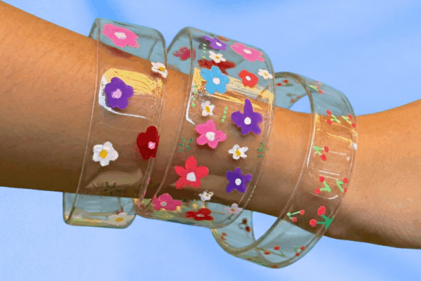 DIY Plastic Bottle Bracelets Using Upcycled Materials