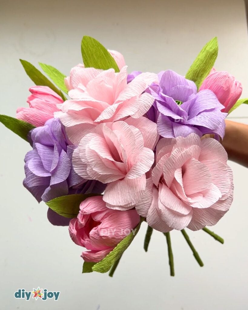 DIY flower bouquet