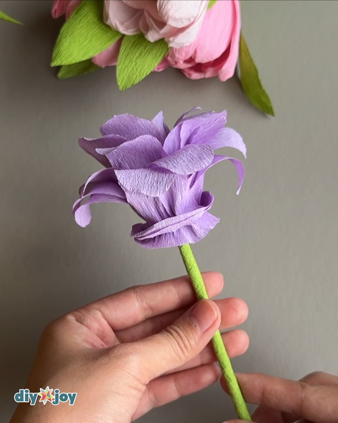 DIY paper roses