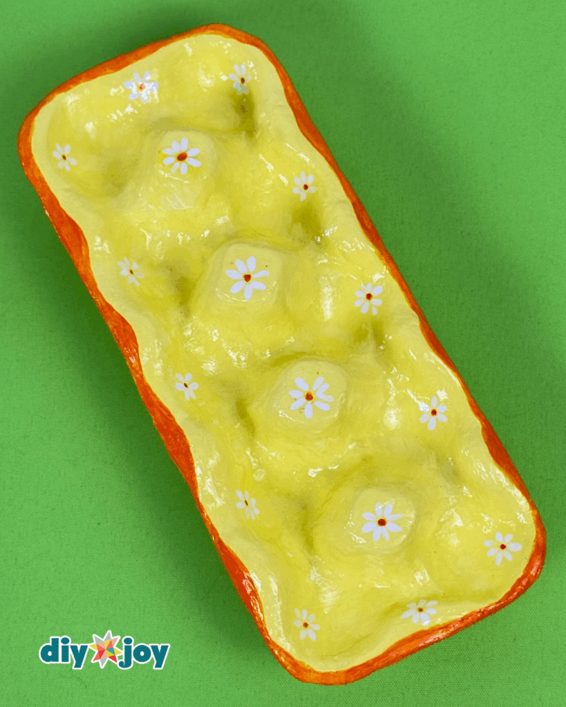 Handmade Air-Dry Clay Egg Tray Craft Idea