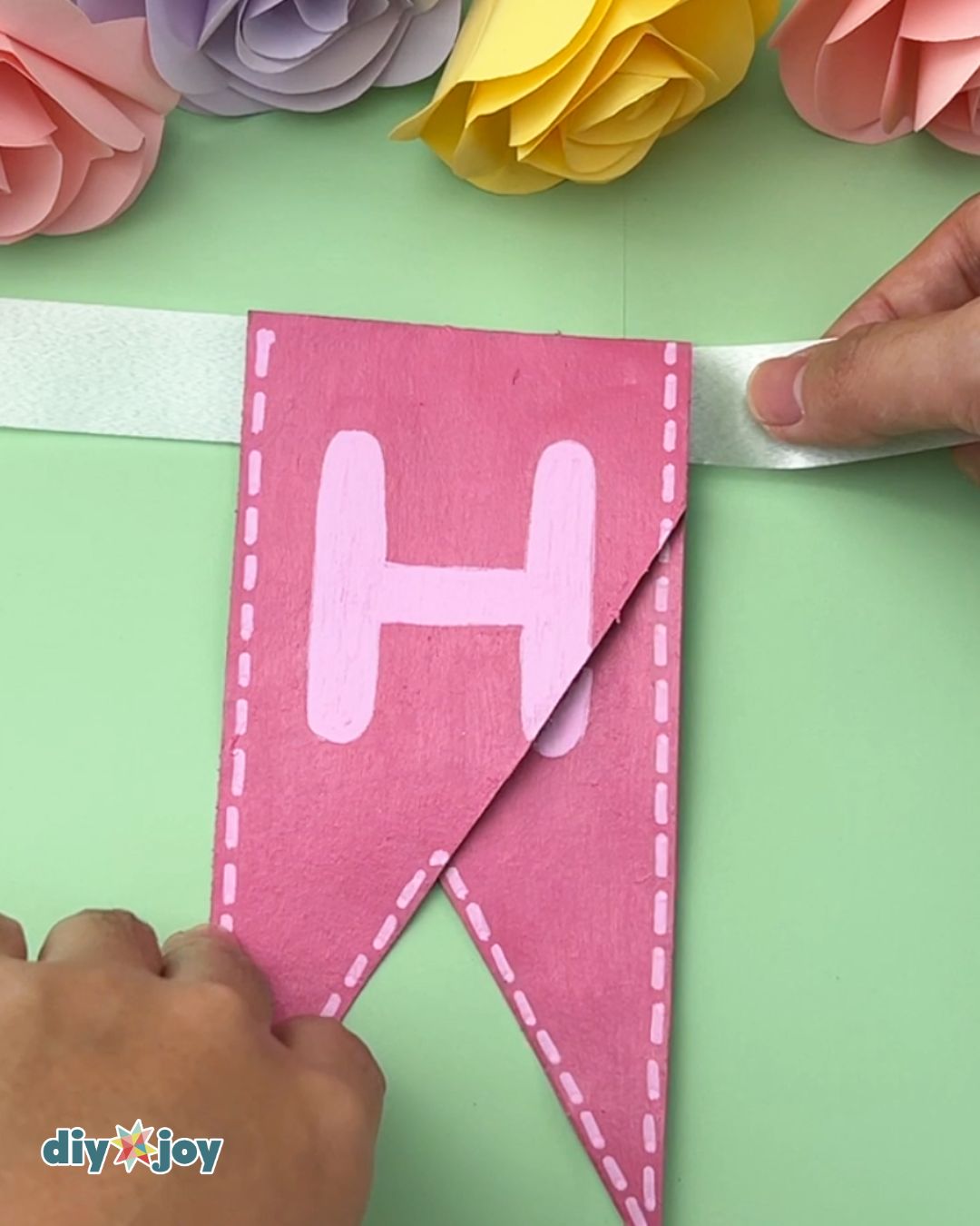 Toilet paper roll banner