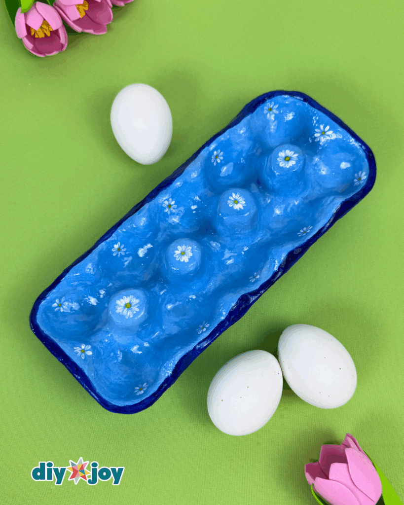 Upcycled Egg Carton Craft Using Air-Dry Clay