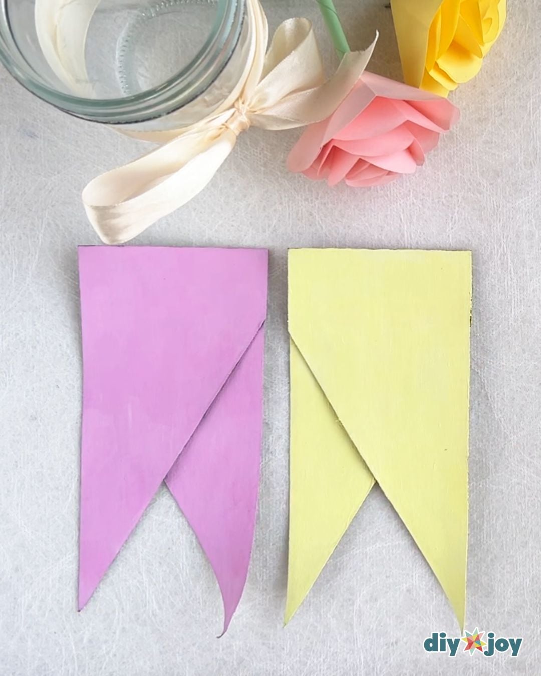 cardboard tube birthday banner