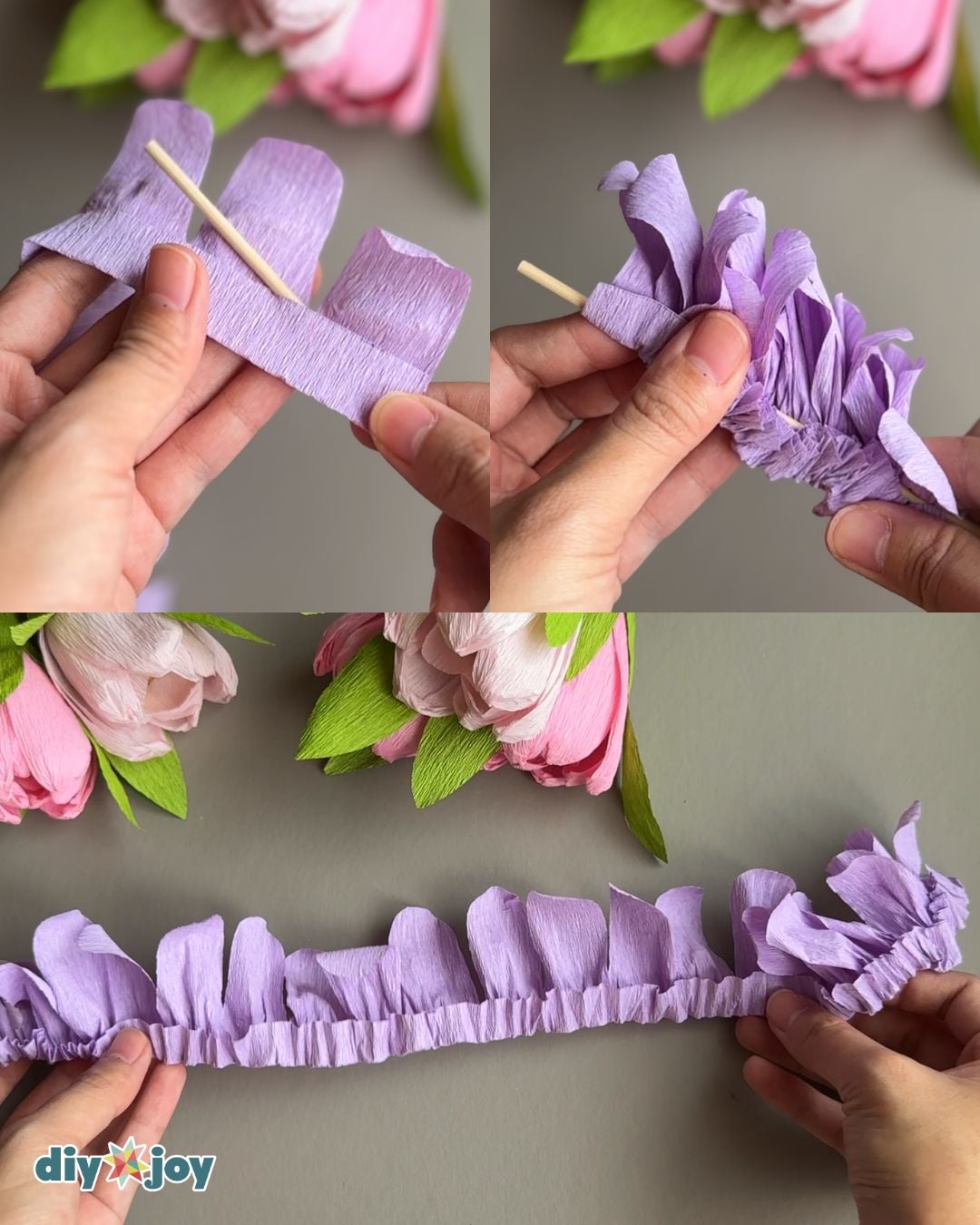 handmade paper flowers