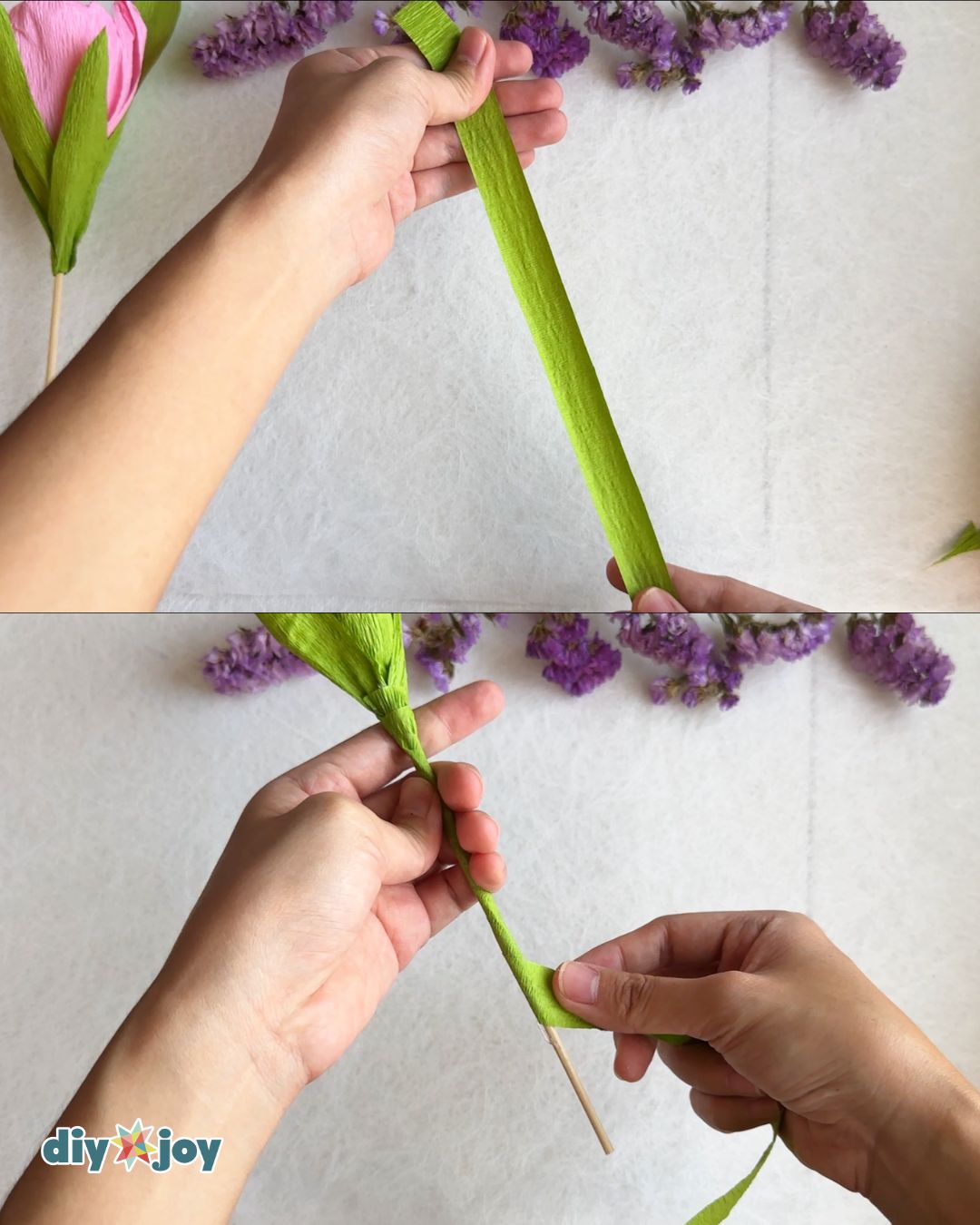 how to make crepe paper flowers