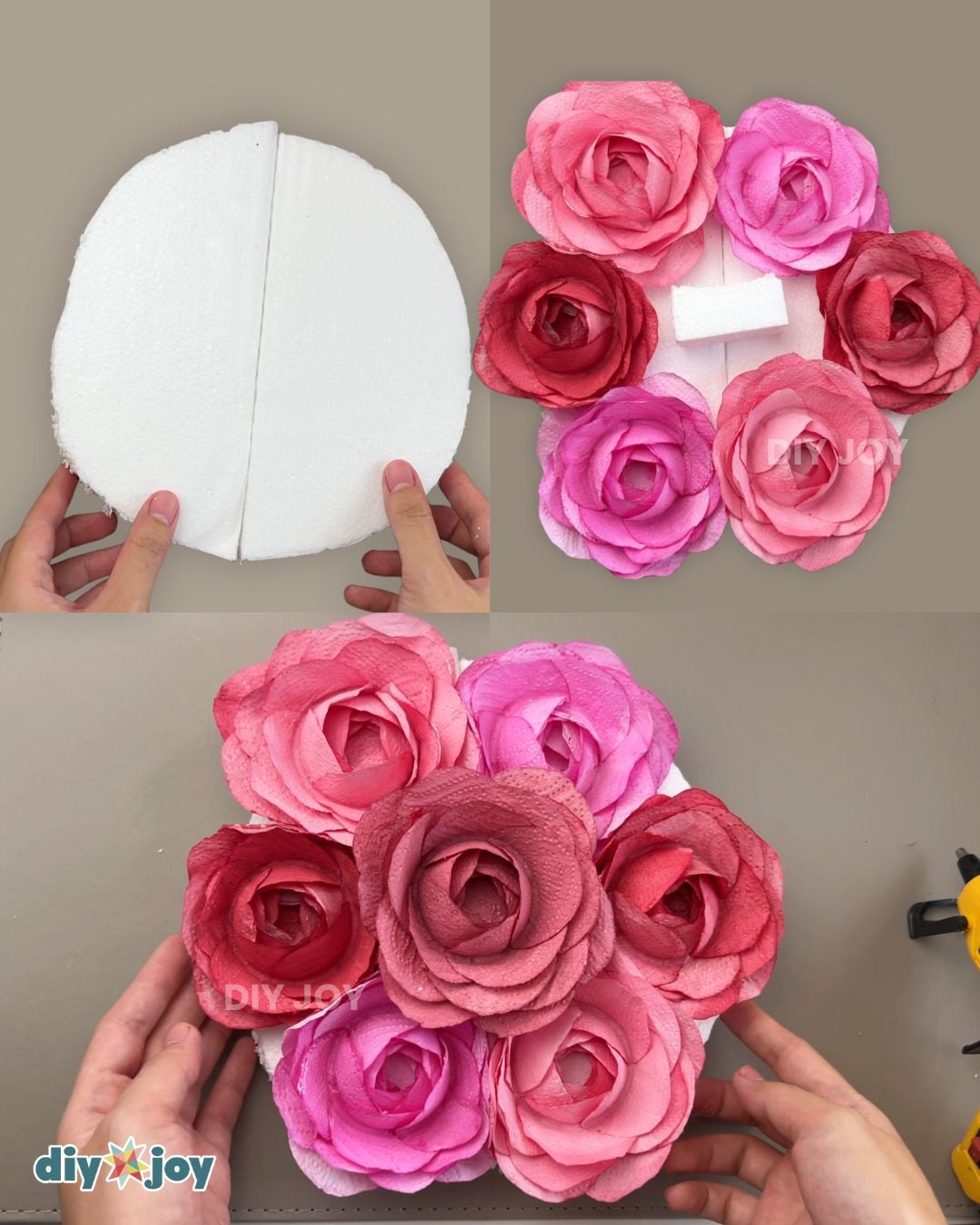 DIY flower bouquet
