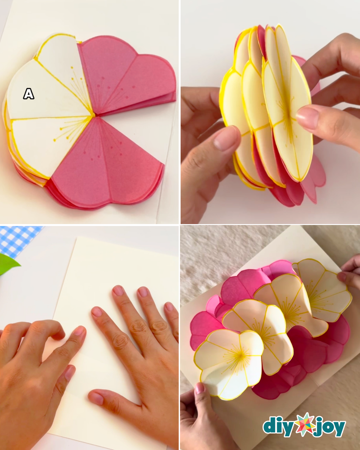 Easy Handmade Mother&rsquo;s Day Pop-Up Flower Card