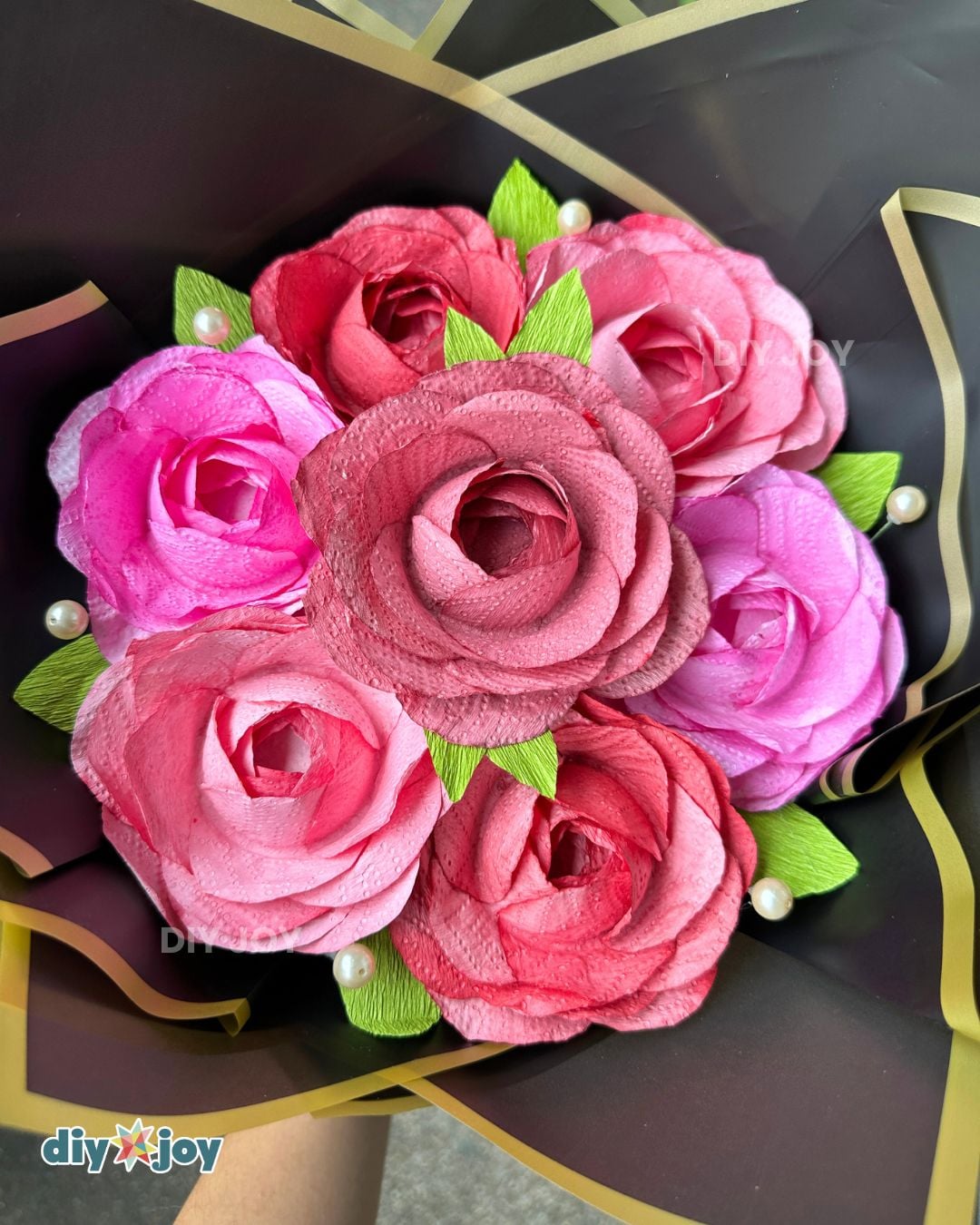 DIY paper flower bouquet