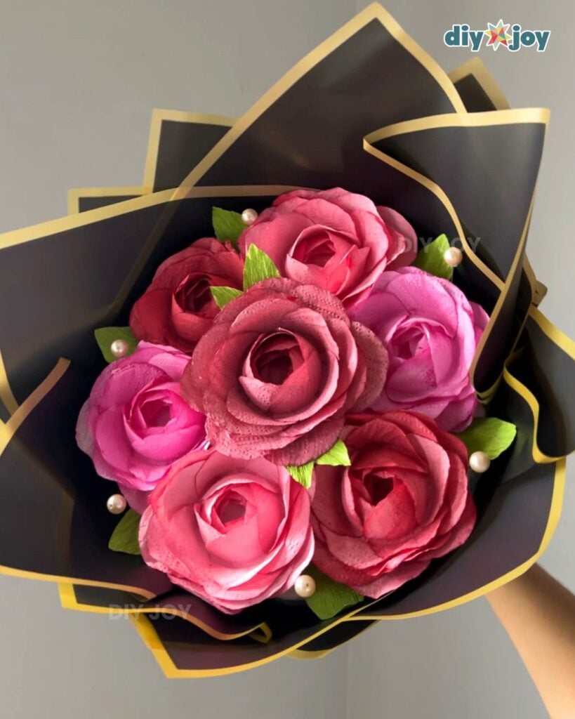 Paper flower bouquet