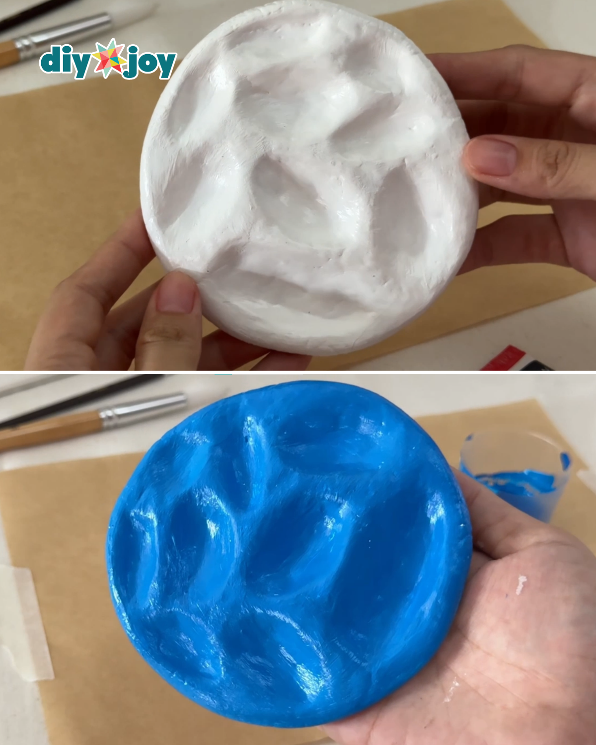 Air-Dry Clay Jewelry Organizer