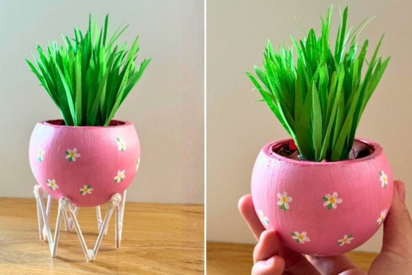 DIY Glass Bulb Planter