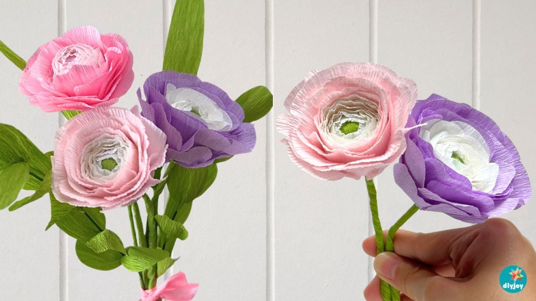 Paper Ranunculus - DIY Wedding Centerpieces