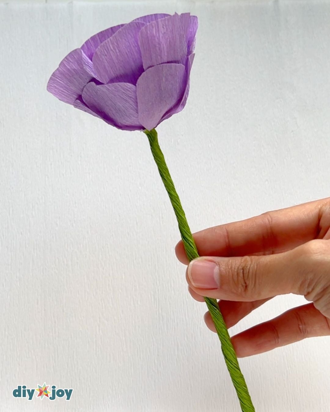 DIY paper flowers ranunculus