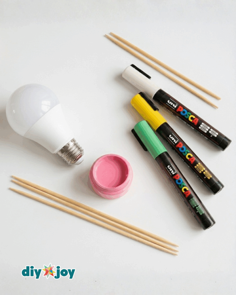 Materials for Light Bulb Planter
