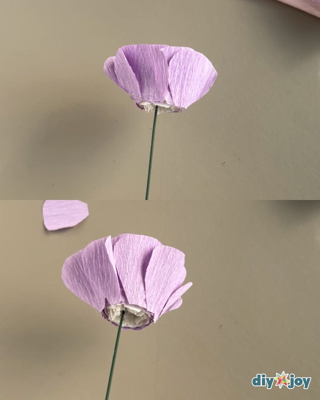 crepe paper flower tutorial