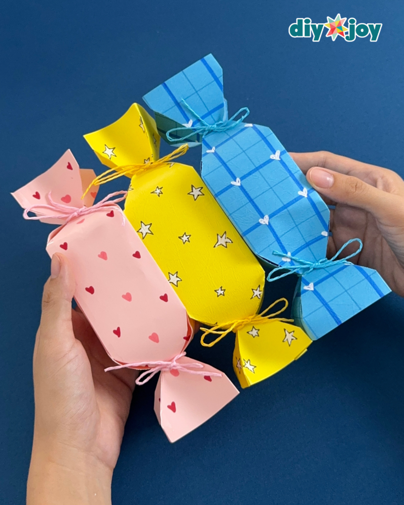 Cute DIY paper candy package for gift