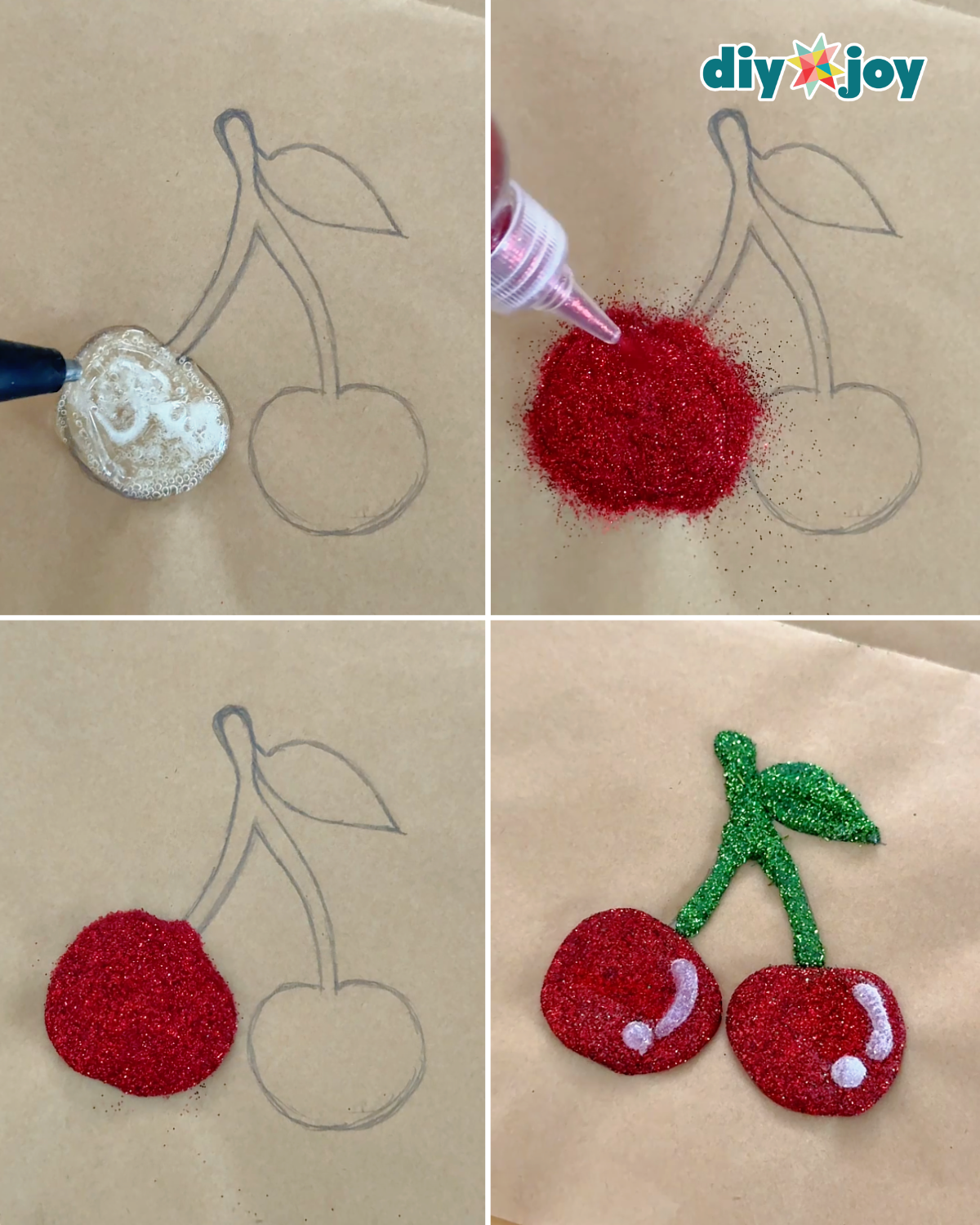 DIY Keychain Hot Glue Craft
