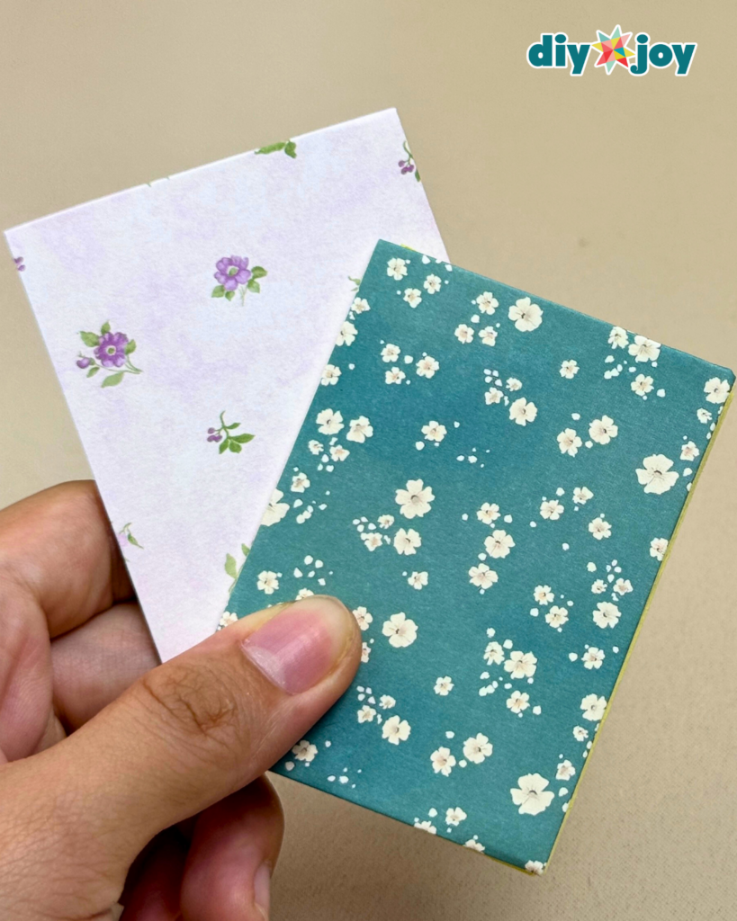 DIY pocket notebook from scrap paper
