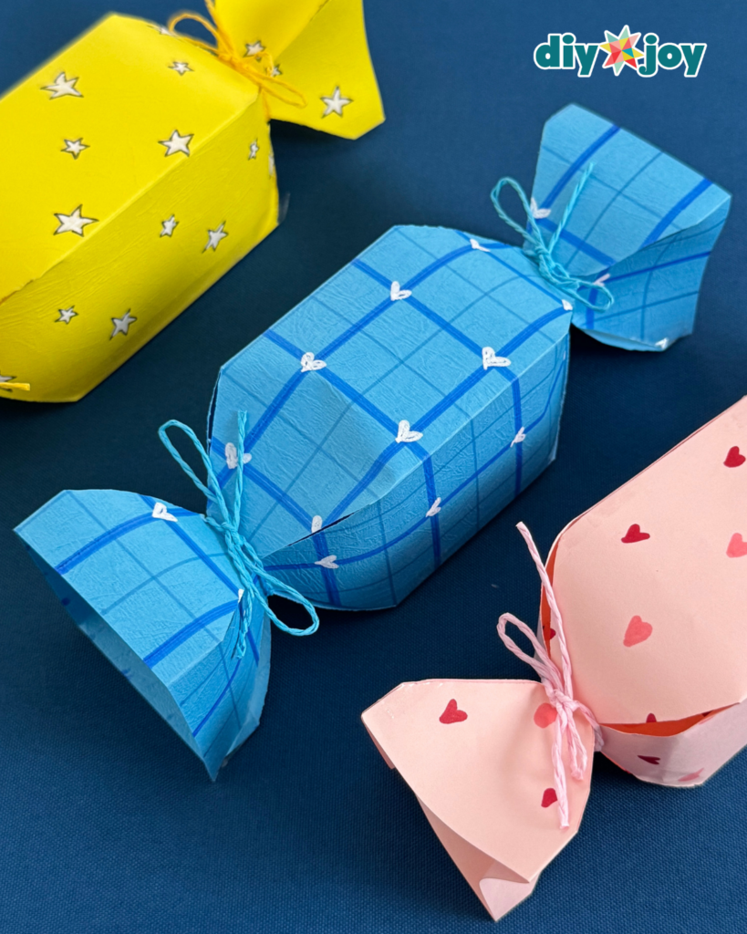 Easy Paper Candy Shape Treat Packaging DIY