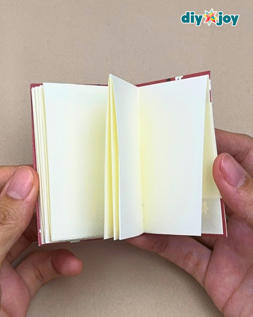 Easy Scrap Paper Mini Notebook Tutorial