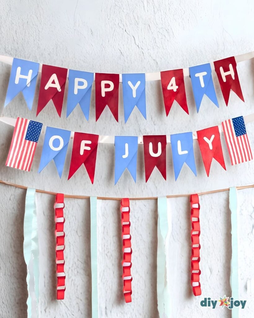 diy 4th of july banner