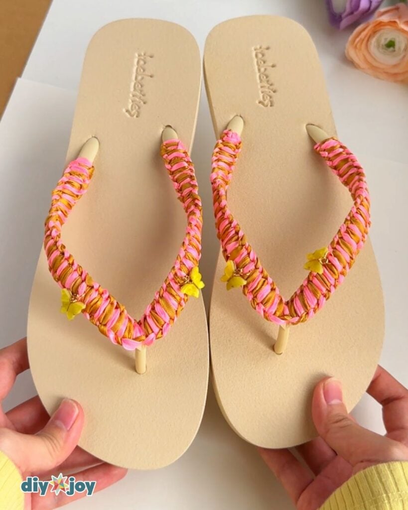 easy DIY summer sandals